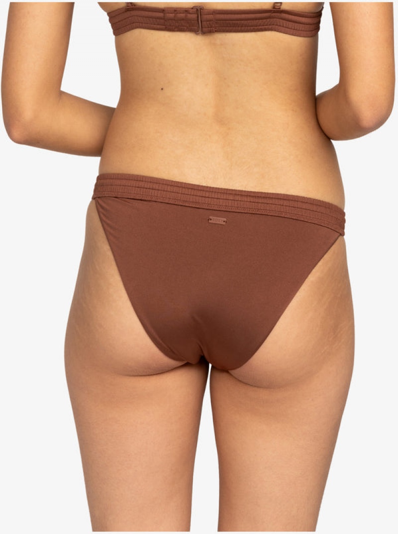 Roxy Silky Island Banded Bikini Bottoms | 63075-WUTK