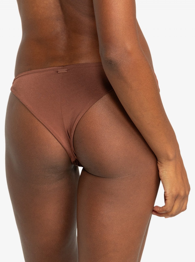 Roxy Silky Island Cheeky Bikini Bottoms | 54719-DSXR