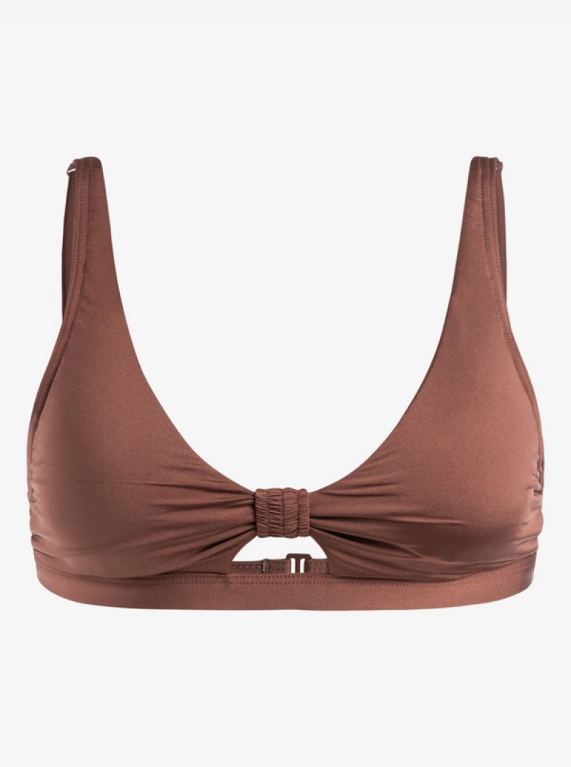 Roxy Silky Island Elongated Bra Bikini Tops | 25830-KVXH