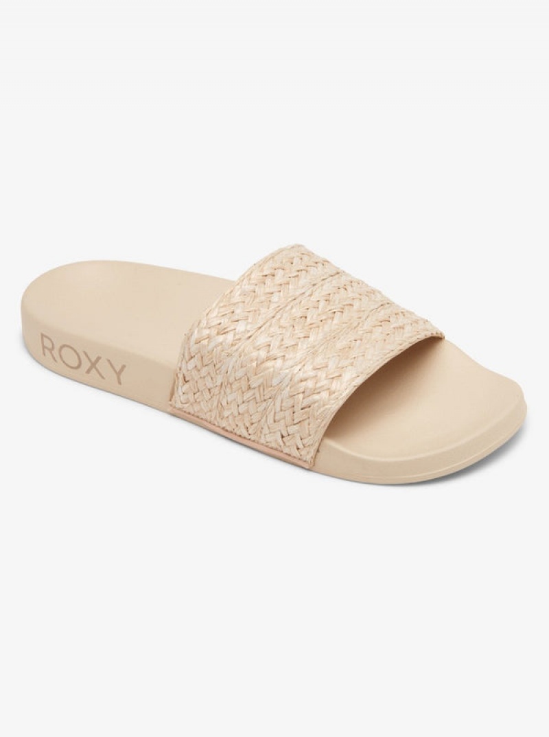 Roxy Slippy Jute Sandals | 82467-ZUDQ