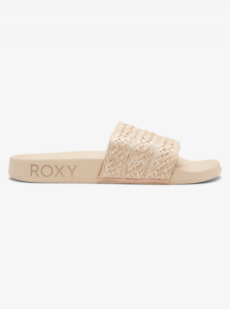 Roxy Slippy Jute Sandals | 82467-ZUDQ