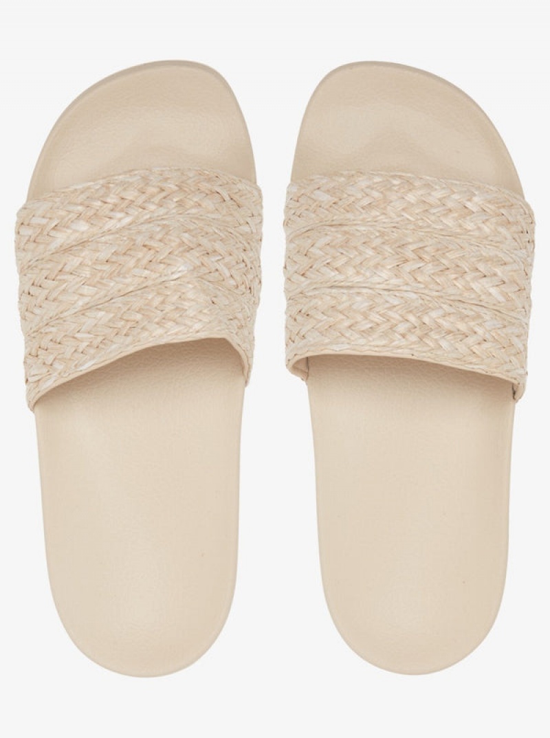 Roxy Slippy Jute Sandals | 82467-ZUDQ