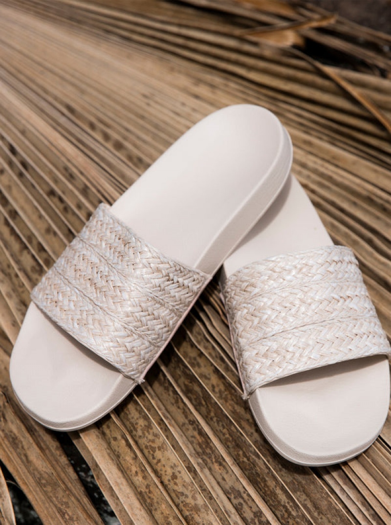 Roxy Slippy Jute Sandals | 82467-ZUDQ