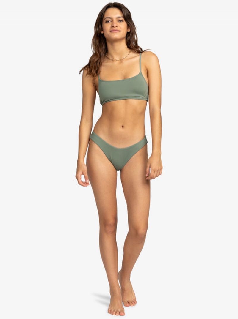 Roxy Solid Beach Classics Bralette Bikini Tops | 82394-NZOX