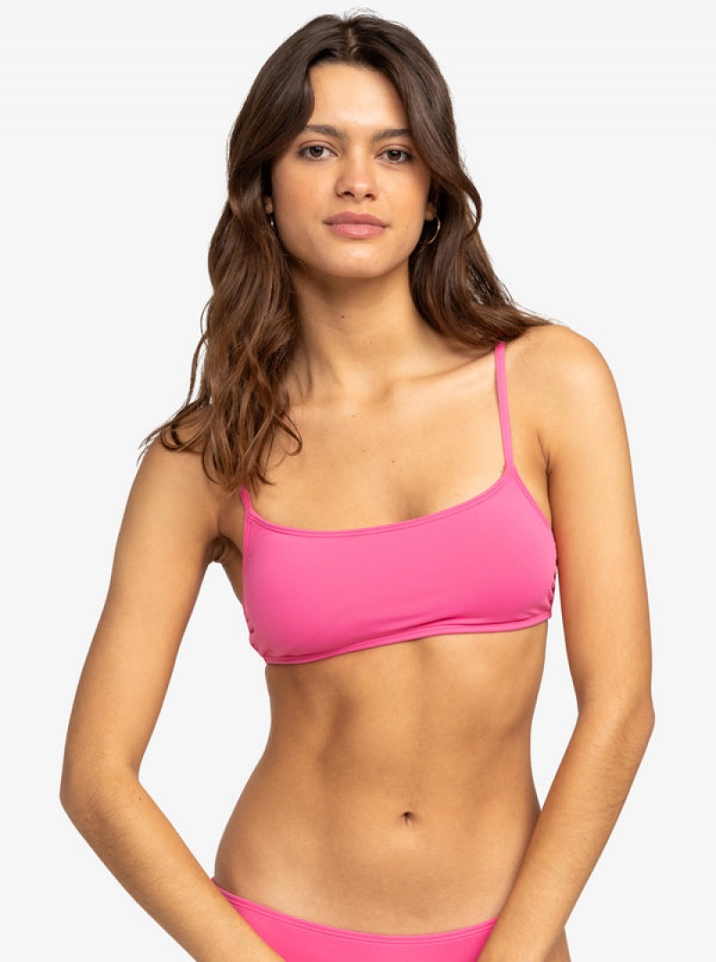 Roxy Solid Beach Classics Bralette Bikini Tops | 01742-RGOK