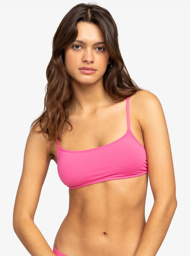 Roxy Solid Beach Classics Bralette Bikini Tops | 01742-RGOK