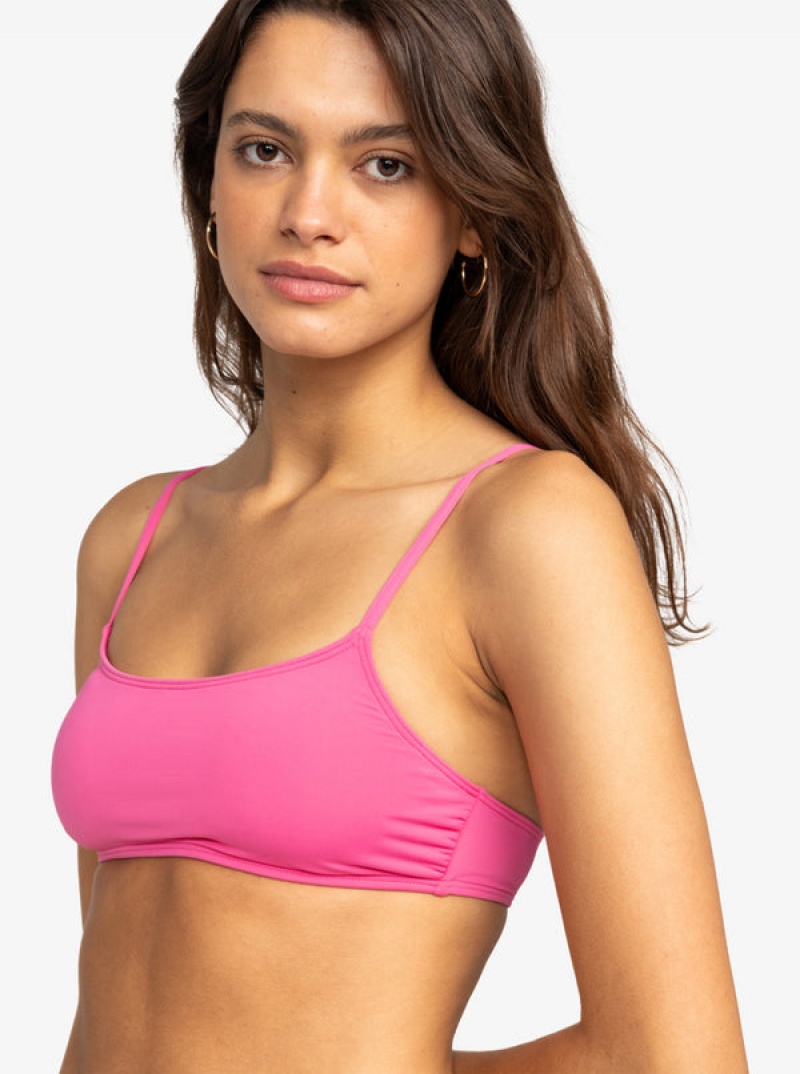 Roxy Solid Beach Classics Bralette Bikini Tops | 01742-RGOK