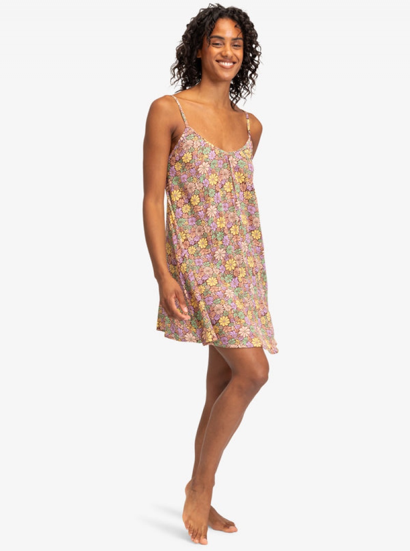 Roxy Spring Adventure Printed Dress | 58079-URJN