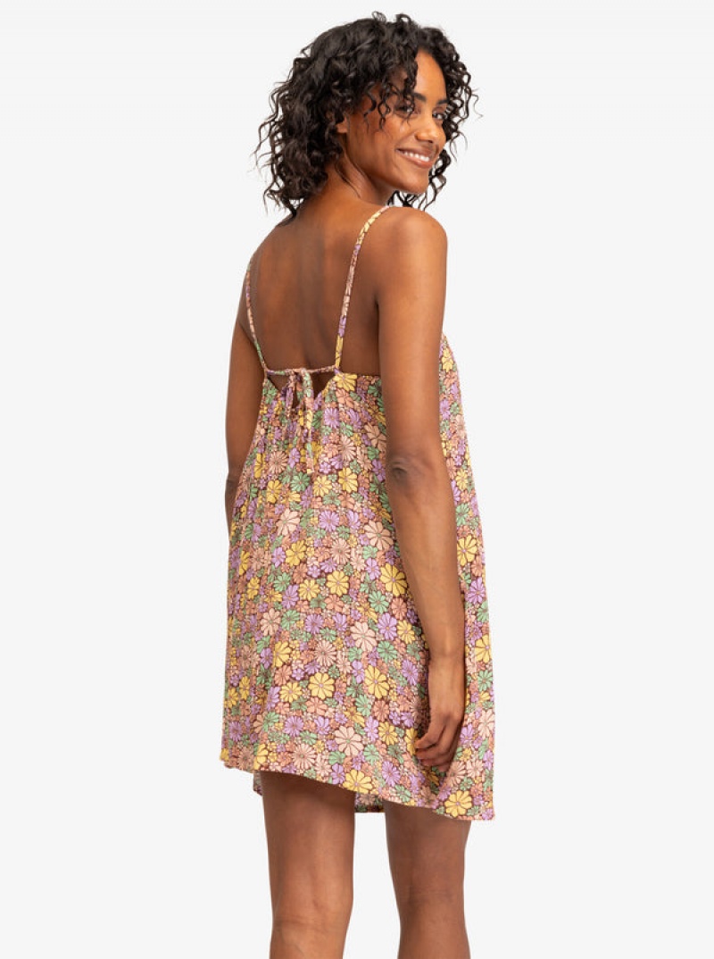 Roxy Spring Adventure Printed Dress | 58079-URJN