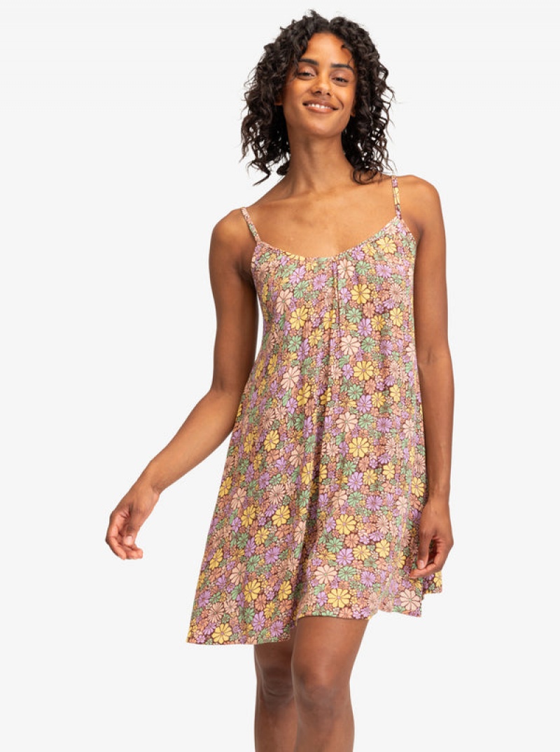 Roxy Spring Adventure Printed Dress | 58079-URJN