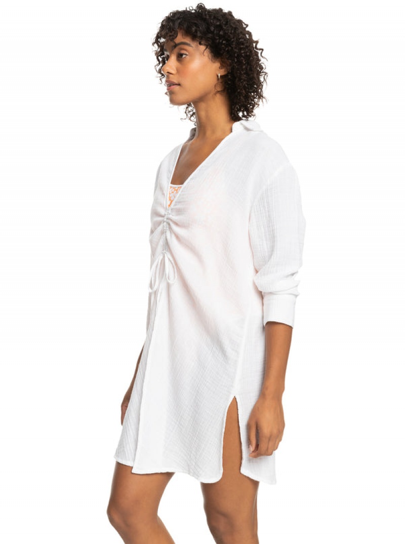 Roxy Sun And Limonade Beach Cover-Up Dress | 84261-LNHT