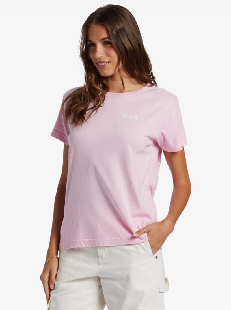 Roxy Sunny Days Boyfriend T-shirts | 04761-TMIN