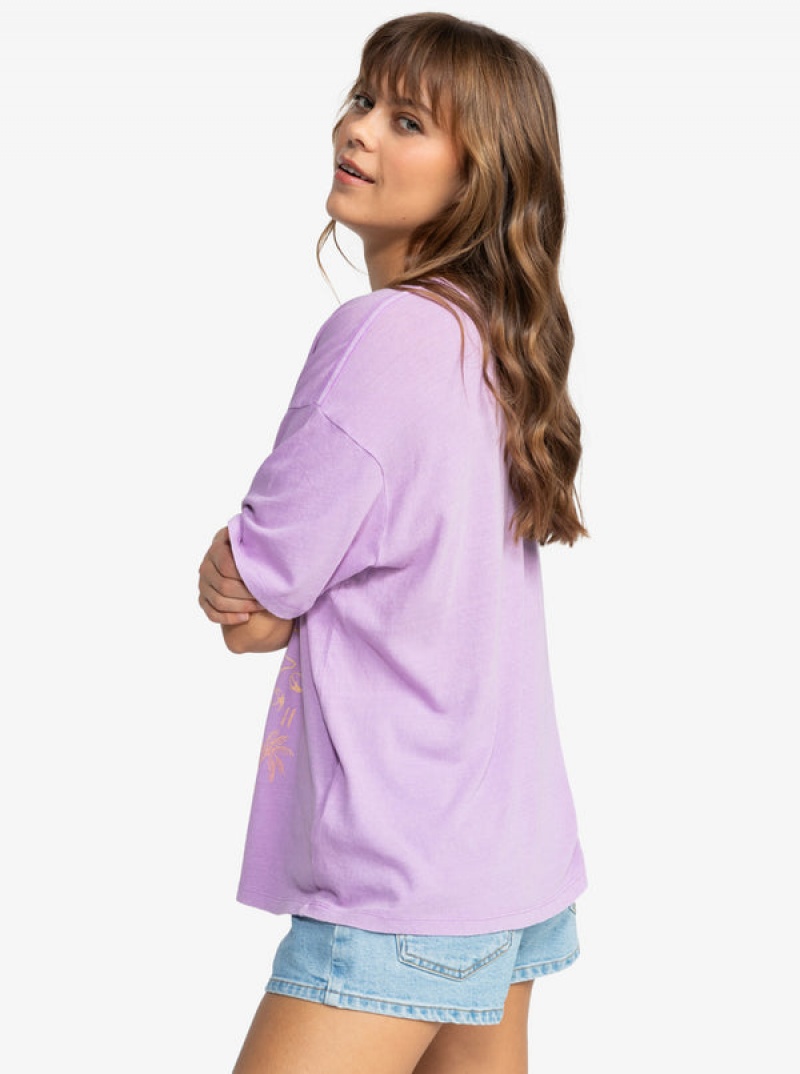 Roxy Sunny Days Oversized T-shirts | 15789-USON