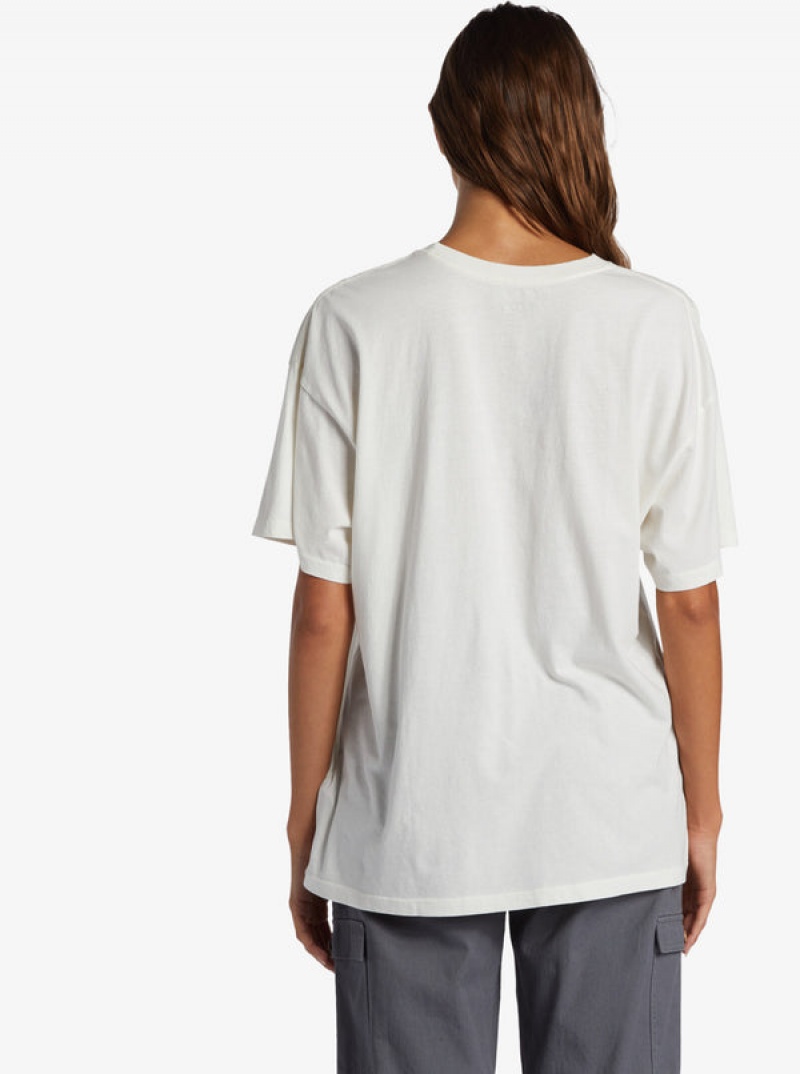 Roxy Sunrise To Sunset Oversized Boyfriend T-shirts | 93426-RDOP