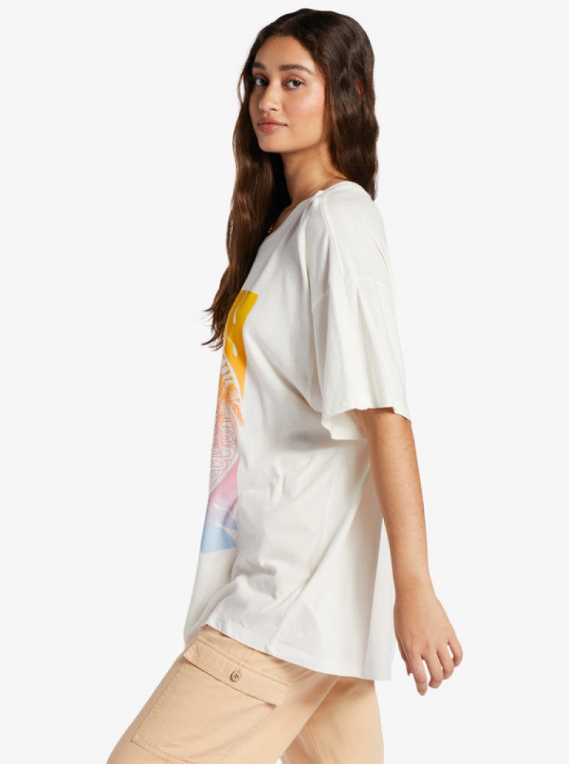 Roxy Sunrise Tropics T-shirts | 85760-FGZR