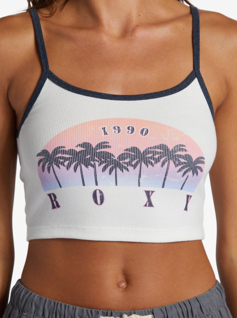 Roxy Sunset Palms Crop Tops | 93487-GUAF