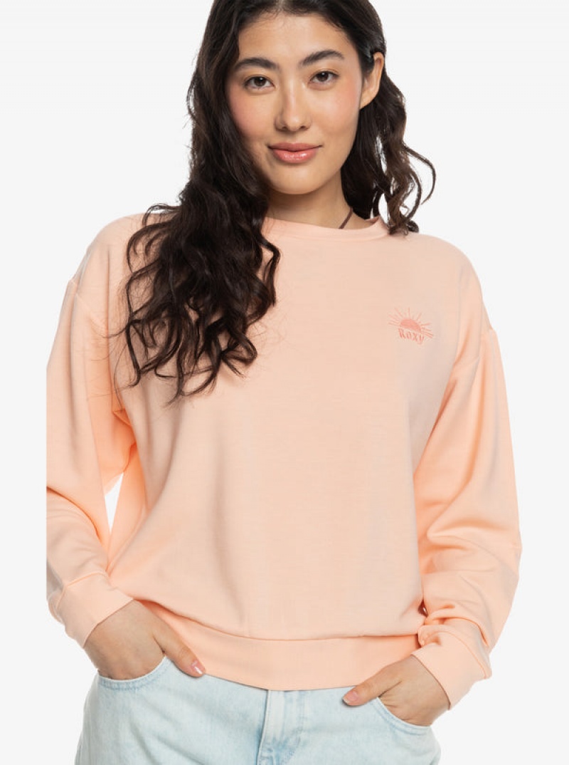 Roxy Surfing By Moonlight B Crew Neck Loungewear | 46832-HOSY