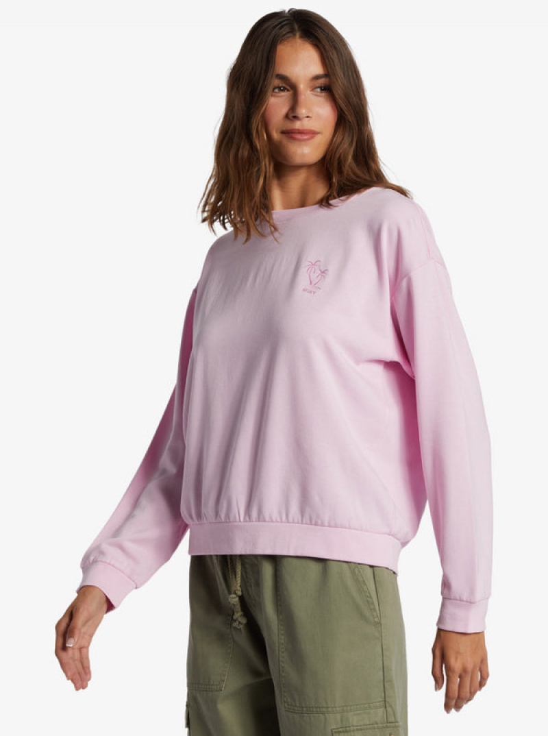 Roxy Surfing By Moonlight Crew Neck Hoodie | 72306-EGHC