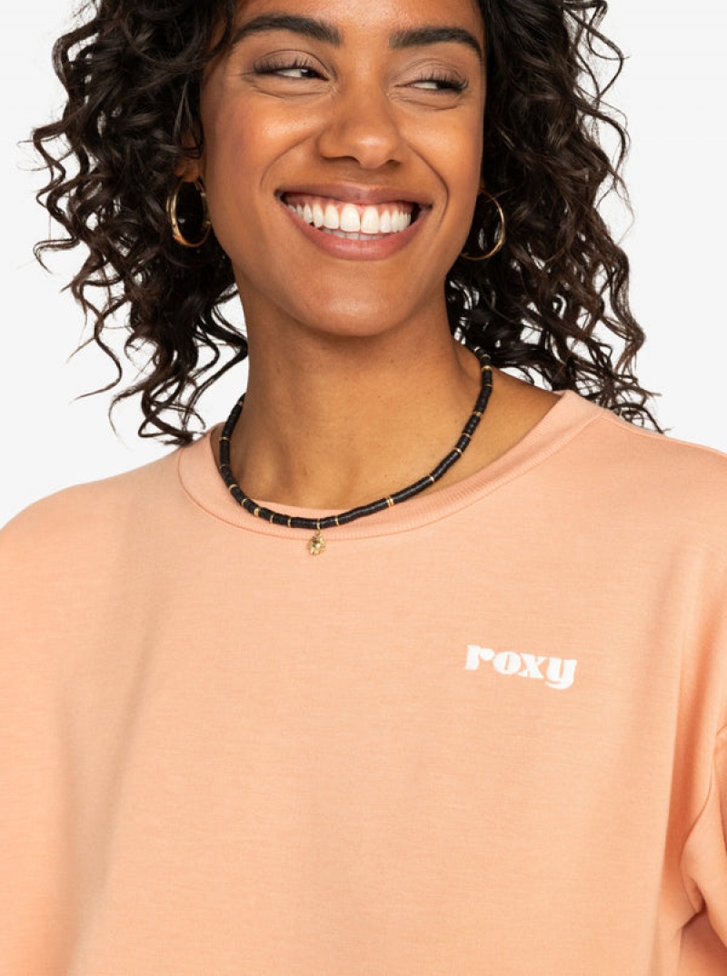 Roxy Surfing By Moonlight Crew Neck Hoodie | 29783-SDZX