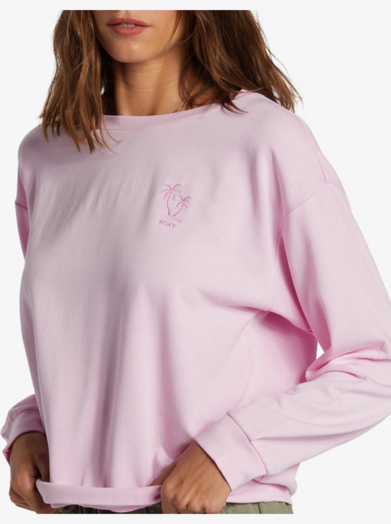 Roxy Surfing By Moonlight Crew Neck Loungewear | 34265-WSBL