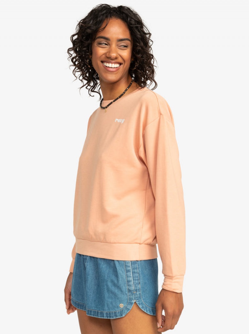 Roxy Surfing By Moonlight Crew Neck Loungewear | 58423-ZFCW