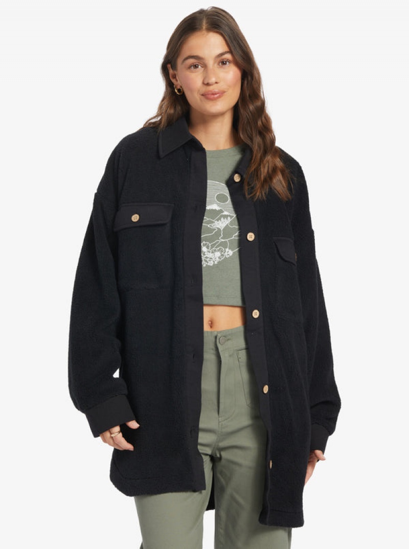 Roxy Switch Up Sherpa Fleece Hoodie | 82137-WCMN