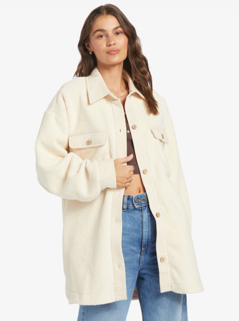 Roxy Switch Up Sherpa Fleece Jackets | 42937-NSLC