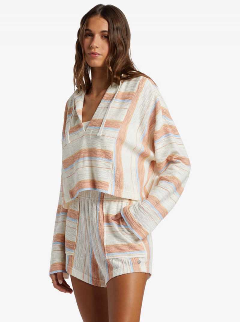 Roxy Todos Santos Poncho Style Hoodie | 43698-LXFE