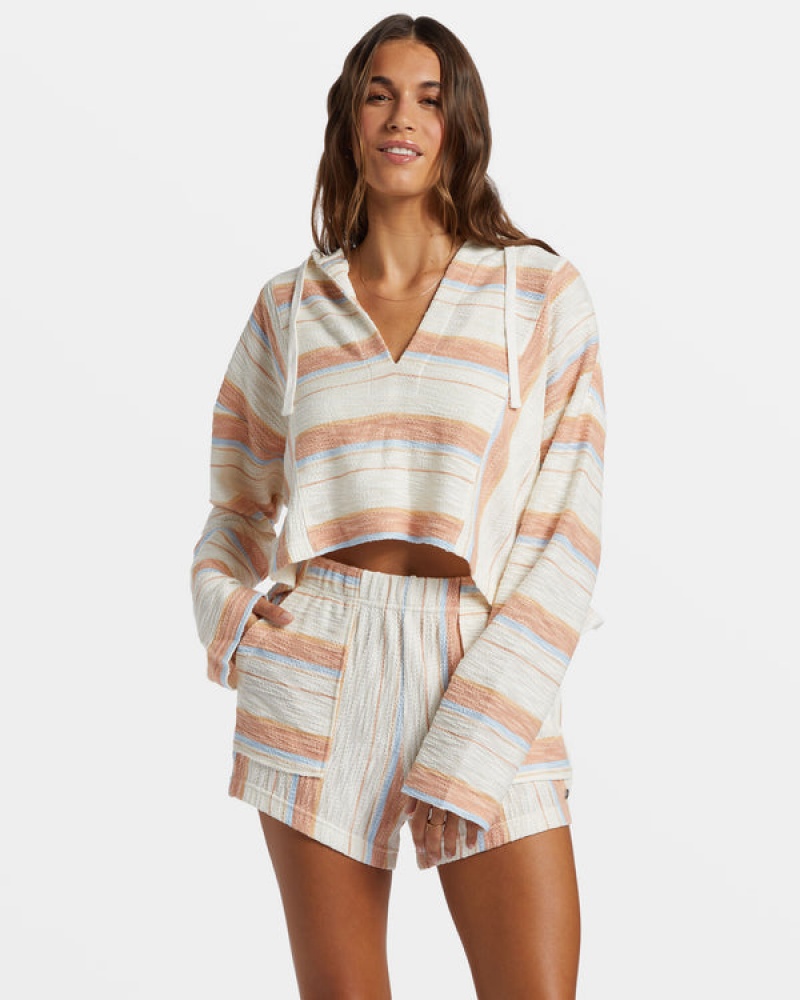 Roxy Todos Santos Poncho Style Hoodie | 43698-LXFE