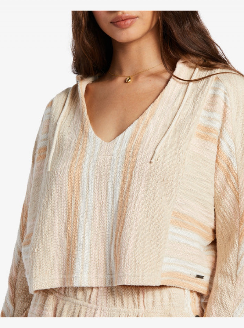 Roxy Todos Santos Poncho Style Hoodie | 50139-PWVA