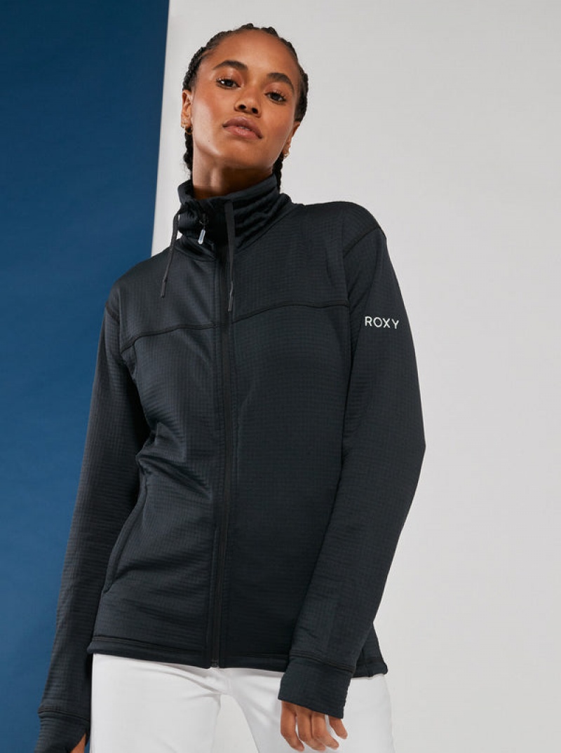 Roxy Vertere Technical Zip-Up Fleece Hoodie | 85647-BQUI