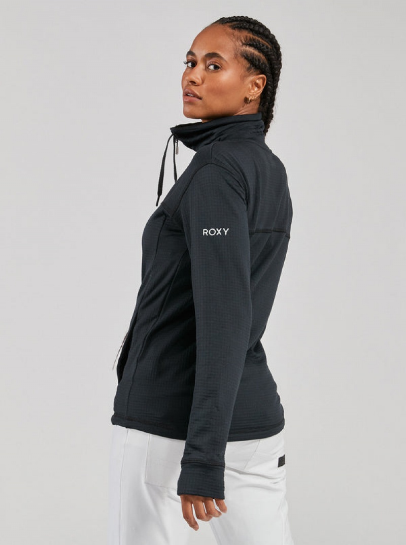 Roxy Vertere Technical Zip-Up Fleece Hoodie | 85647-BQUI