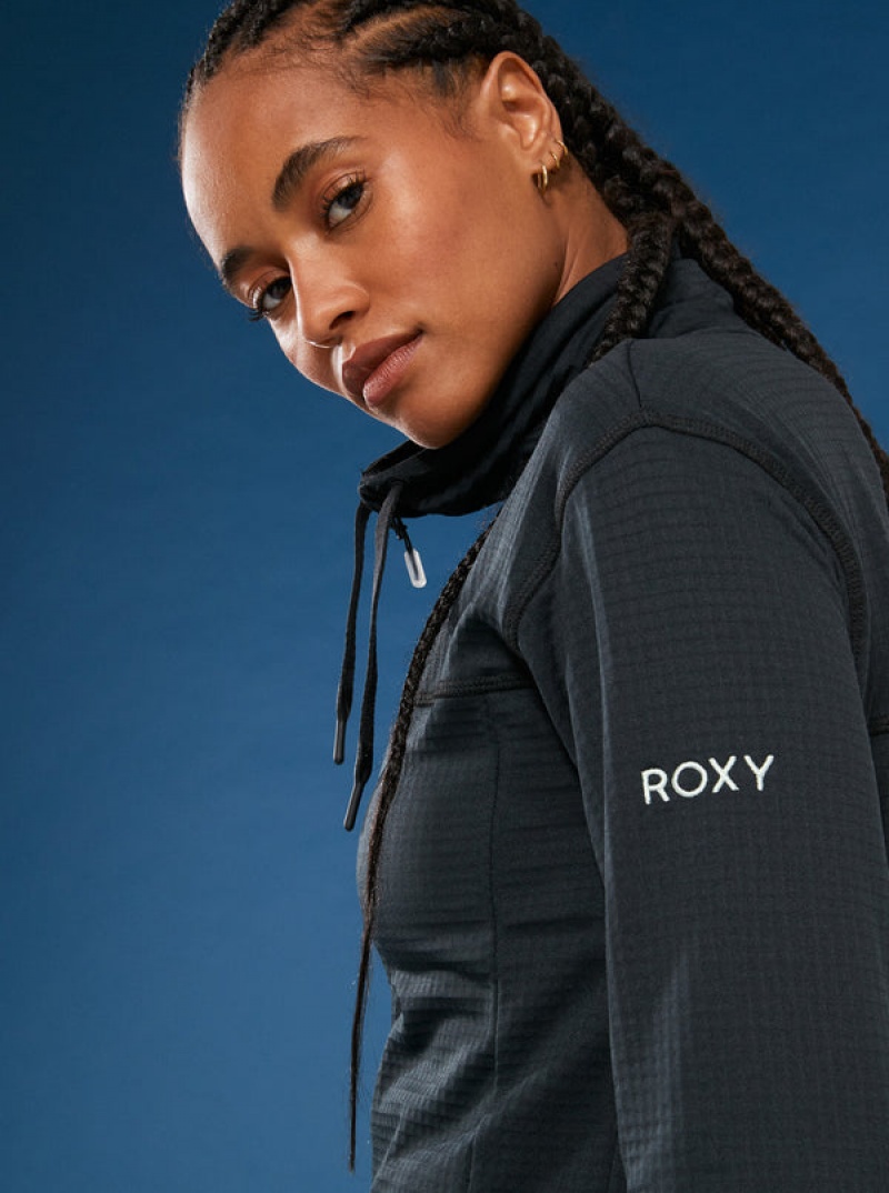 Roxy Vertere Technical Zip-Up Fleece Hoodie | 85647-BQUI