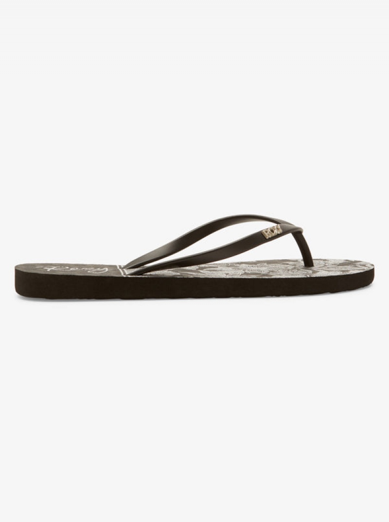 Roxy Viva Stamp Flip Flops | 38241-PZLO