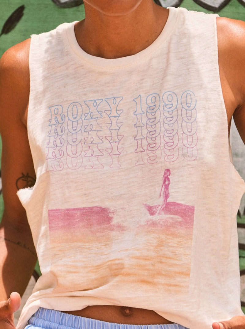 Roxy Wave Rider Muscle Tanks | 34508-UWTX