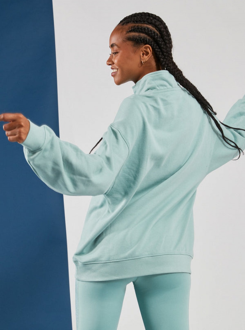 Roxy Waves Of Warmth Half-Zip Fleece Hoodie | 38709-KMQG