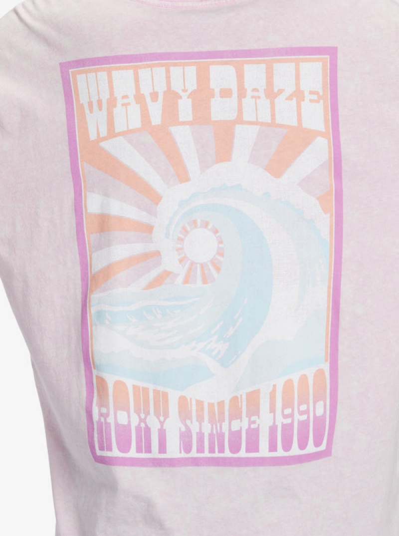 Roxy Wavy Daze Olst T-shirts | 72345-EFJO