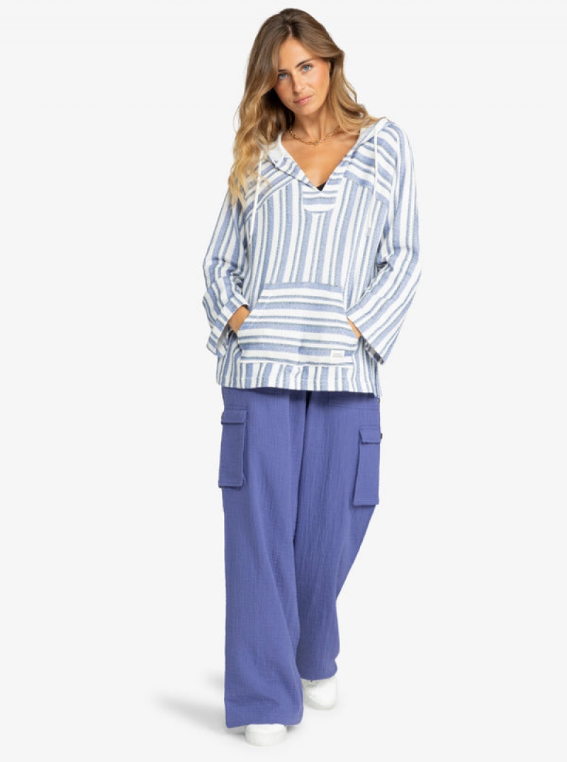 Roxy Wild And Free Poncho Style Loungewear | 54790-URTS