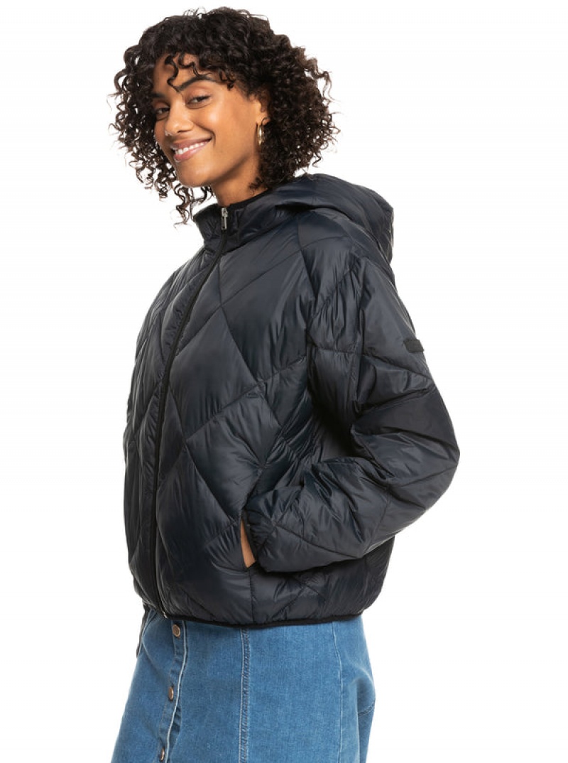 Roxy Wind Swept Lightweight Hooded Packable Jackets | 90734-RZUK