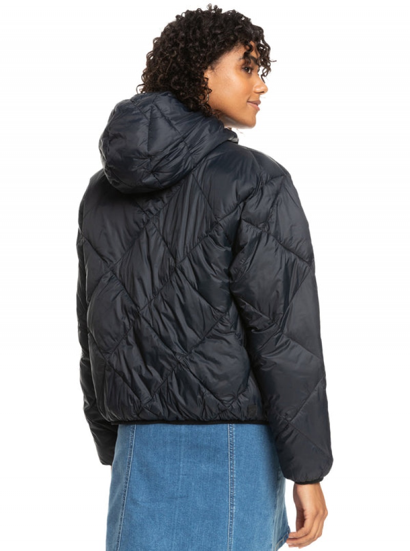 Roxy Wind Swept Lightweight Hooded Packable Jackets | 90734-RZUK