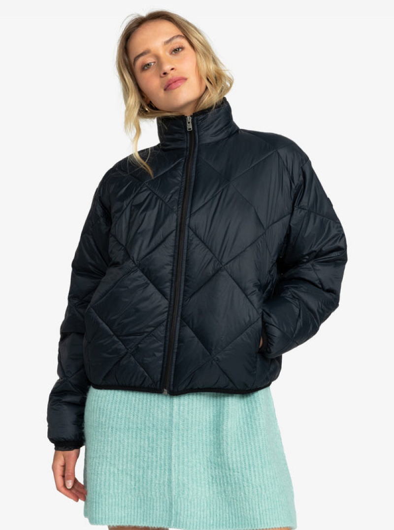 Roxy Wind Swept Lightweight Padded Packable Jackets | 84195-UMNE