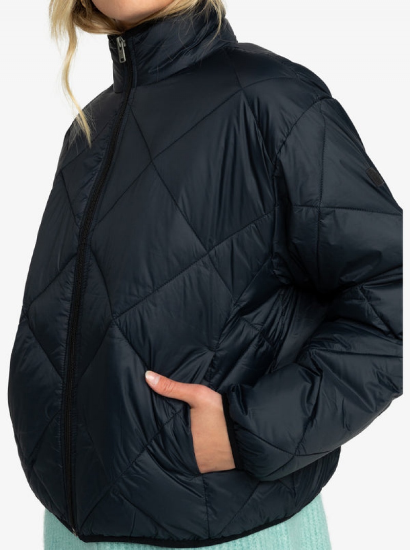 Roxy Wind Swept Lightweight Padded Packable Jackets | 84195-UMNE