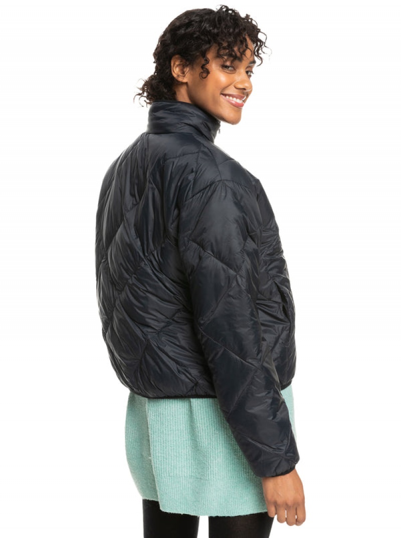 Roxy Wind Swept Lightweight Padded Packable Jackets | 84195-UMNE