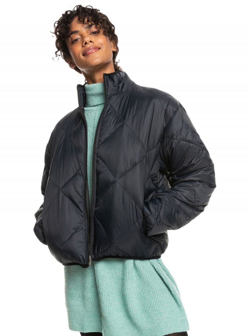 Roxy Wind Swept Lightweight Padded Packable Jackets | 84195-UMNE